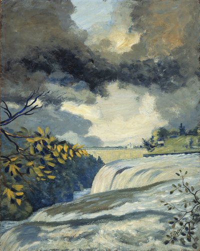 Niagara Falls, 1907-08 by Louis Michel Eilshemius